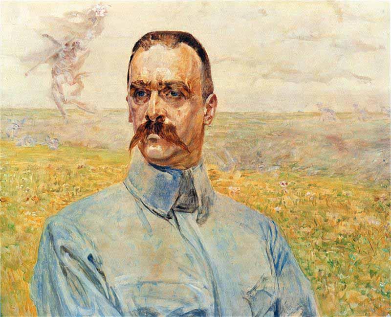 Jacek Malczewski Portrait of Jozef Pisudski oil painting image